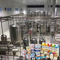 Ligne de production automatique de yaourt de 5000 l, ligne de production de yaourt grec