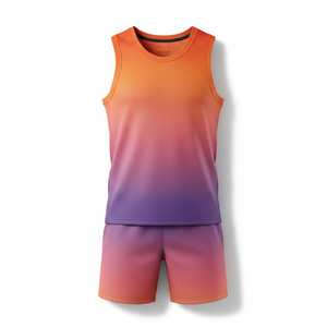 Uniforme de baloncesto sublimado personalizado, tela de malla transpirable, logotipo personalizado, uniforme de liga de baloncesto sublimado. - Product Image 1