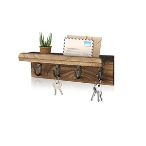 Porte-clés en bois Prestige, décoratif, pour l'entrée, conçu pour enrichir l'organisation de la maison avec une sophistication intérieure durable - Product Image 2