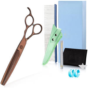 กรรไกรซอยผมสแตนเลสอย่างดี ขนาด 7 นิ้ว คมมาก สำหรับช่างผมมืออาชีพ อุปกรณ์และเครื่องมือสำหรับร้านทำผม - Product Image 1