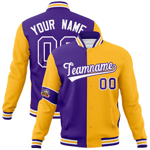 Chaqueta Varsity Personalizada para Hombre, Resistente al Viento, Roja y Negra, Estilo Letterman, Béisbol, Bomber, con Nombre y Número Personalizados, Diseño con Parches, Ropa Urbana - Product Image 3
