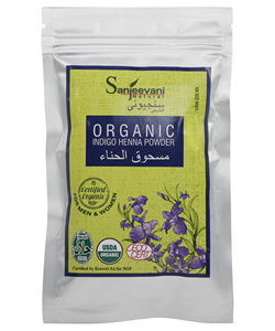 Polvo de Índigo Natural Puro para Coloración del Cabello, Polvo de Henna para Teñir el Cabello, Tinte Negro Rápido - Product Image 1