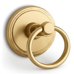 Pegajo de puerta moderno de latón reforzado de alta resistencia con instalación por tornillos para puertas de madera grandes y uso seguro - Product Image 3