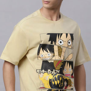 Camiseta Oversize para Hombre, 100% Algodón, Tejido de Punto, Diseño Formal Personalizado, Último Estilo, Venta al Por Mayor, Directo de Fábrica, Impresión con Lavado Ácido - Product Image 5