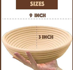 ตะกร้าหวายใส่ขนมปังแบบพรีเมี่ยมชามหวายส่งออกจำนวนมาก - Product Image 2