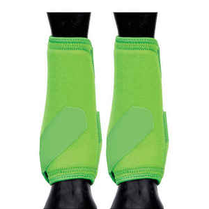 Oferta Especial: Botas de Neopreno Ajustables con Correa Cruzada para Tendones, para Caballos (Delanteras y Traseras) - Product Image 6