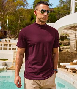 เสื้อยืดคอเต่าแขนสั้นผู้ชายเสื้อยืดลำลองน้ำหนักเบา - Product Image 6