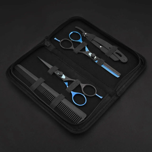 Wholesale Hairdressing Hair <b>Scissors</b> Hair Cutting Barber Salon Shears <b>Mustache</b> Beard Hairdresser Shears - Product Image 5