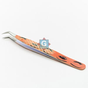 Pinzas para Extensión de Pestañas, de Acero Inoxidable, Punta Curva, Herramienta de Belleza para Aplicación de Pestañas y Depilación Facial - Product Image 2