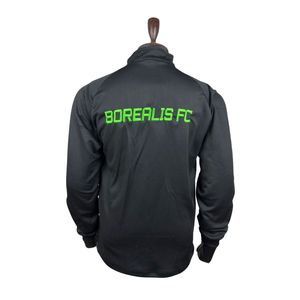 Camisetas casuales de invierno para hombre, de tejido de rizo francés, de secado rápido, con cremallera de 1/4, ajuste delgado, de fábrica OEM, personalizadas, de punto, capa intermedia, para Hurling - Product Image 3