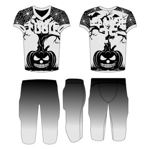 Ensemble de maillot et pantalon de football américain en twill 100 % haute qualité pour adulte, uniformes personnalisés, tailles courtes et grandes, toutes saisons, en promotion - Product Image 6