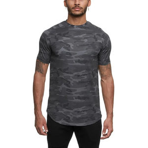 Men's <b>Long</b> Knitted 100% Cotton Streetwear Hip Hop T-Shirts with Custom Logo Vintage Oversized Design - Product Image 6