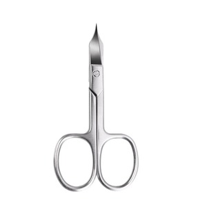 Tijeras Profesionales Rusas para Manicura de Acero Inoxidable con Orificio Cuadrado para Bebés y Adultos - Corta Cutículas y Removedor de Cutículas - Product Image 1