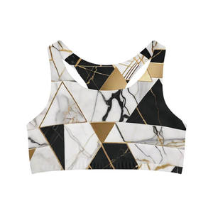 Sujetador Deportivo Cómodo para Chicas, Sin Costuras, Talla Grande, Transpirable, de Secado Rápido, Ecológico, para Gimnasio, Yoga, Fitness, Spandex/Nylon - Product Image 1