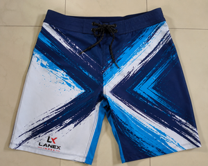 Custom <b>Men</b>’s Abstract Geometric Print Board Shorts Quick Dry Surf Swim <b>Trunks</b> 4-Way Stretch Beachwear Summer Water Sports Shorts - Product Image 6