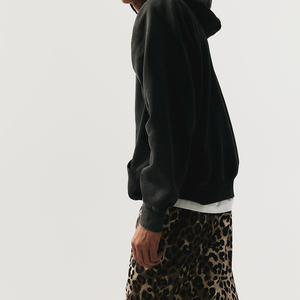 Sudadera con capucha y cremallera completa, 100% algodón, estilo oversize unisex, informal, para uso diario, de alta calidad - Product Image 1