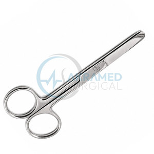 Ciseaux à pansements de 12 cm, instrument médical chirurgical en acier inoxydable pour soins infirmiers - Product Image 5