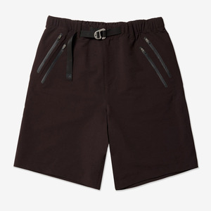 <b>Men</b> Solid Color <b>Shorts</b> <b>With</b> Waterproof Zipper Pockets <b>Elastic</b> <b>Waist</b> Lightweight Performance Fabric Casual Athletic Wear - Product Image 1