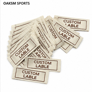 Étiquettes de vêtements tissées en damassé haute densité avec logo personnalisé, étiquettes de col en tissu premium, étiquettes principales pliées, étiquettes de manches et de ourlets pour T-shirts - Product Image 3