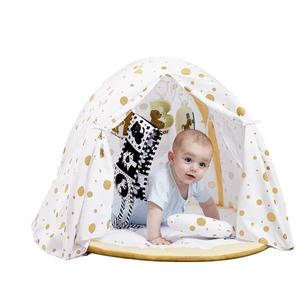 เสื่อออกกำลังกายสำหรับ<span class=keywords><strong>ทารก</strong></span>แรกเกิดพร้อมที่ครอบเต็นท์และหมอนกิจกรรมการพัฒนายิมปรับแต่ง - Product Image 1