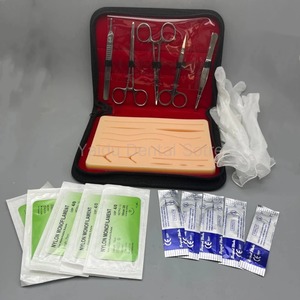 Ametrine Surgical AS-786 Oral Suturing Practice Kit-CE Certified Class I Surgical Training <b>Set</b> <b>Pliers</b> Needles Operating Tools - Product Image 6