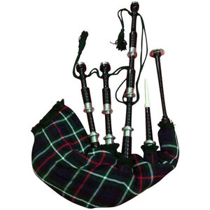 Bagpipe Royal Stewart artisanal en ébène brun, produit d'apprentissage de haute qualité, bagpipe en bois d'ébène - Product Image 4