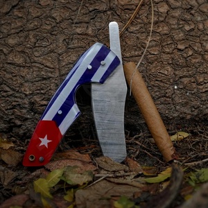 Navaja de Bolsillo con Bandera Cubana, Hoja de Acero Inoxidable, Herramienta de Corte Multiusos, Borde Liso y Duradero - Product Image 5