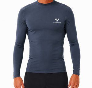 Rashguard à manches longues de haute qualité en Spandex/Polyester pour hommes - Protection UV, séchage rapide, anti-frottement - Pour le sport et la remise en forme - Product Image 6