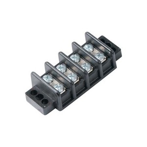 4-Pole 4-Position 4-Circuit Copper Screw Terminal Strip Barrier Terminal <b>Block</b> 32A Panel <b>Mount</b> - Product Image 1