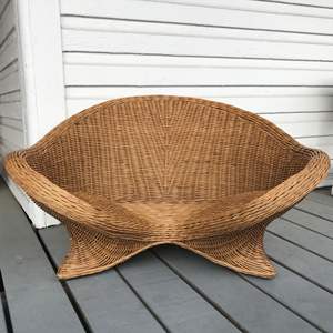 Chaise de méditation en rotin durable, fabriquée à la main, écologique, confortable, pour la méditation - Product Image 4