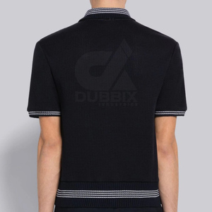 Chemise d'été 2026 pour homme, style Hip Hop européen et américain, 100% coton, séchage rapide, respirante, à rayures, col à revers, manches courtes, décontractée et professionnelle - Product Image 2