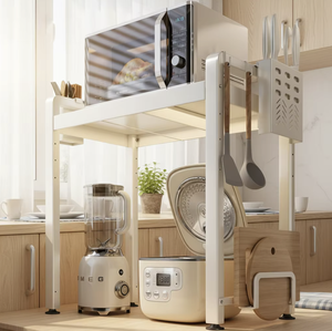 Étagère de rangement de cuisine double couche OEM/ODM Vietnam, support de comptoir pour four à micro-ondes - Product Image 2