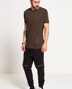 Camisetas personalizadas de algodón de 220Gsm, camisetas de algodón con cuello redondo transpirables y serigrafiado de gran tamaño para hombres - Product Image 6