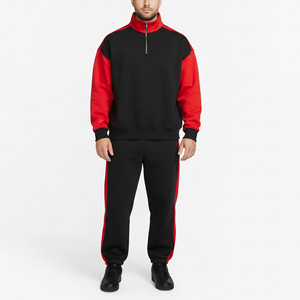 Survêtement imprimé pour homme, coupe ample et oversize, en molleton 100 % coton mi-lourd, avec sweat à capuche et pantalon à cordon de serrage – Meilleures ventes - Product Image 4