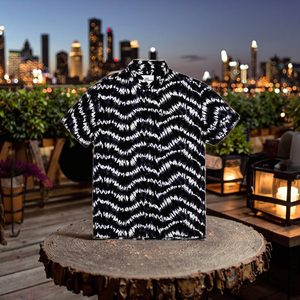 Camisas Casuales de Verano para Hombre, OEM 2026, Nuevas Llegadas, Manga Corta, Estampadas, con Botones, Estilo Moderno - Product Image 3