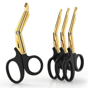 Ciseaux médicaux Gold Blade EMT et pour traumatismes, 7,5 pouces, en acier inoxydable, lames fluorées - Product Image 1