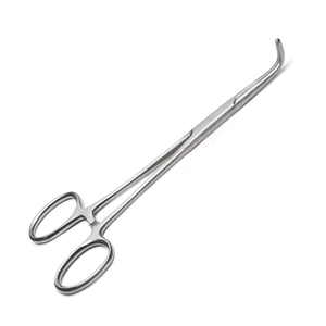 Pinzas Heaney de Acero Inoxidable, Instrumento Quirúrgico, Pinza Curva para Procedimientos Ginecológicos y de Cirugía General - Product Image 3