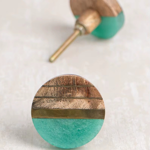 Poignées de tiroir et de placard en résine haut de gamme, design côtier minimaliste, faites à la main, durables et écologiques pour salon et armoire - Product Image 1