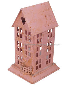 Décor indien ferme vendu à Antique peint en fonte Mini maison pour la décoration intérieure Noël maison cadeaux maison salon - Product Image 2