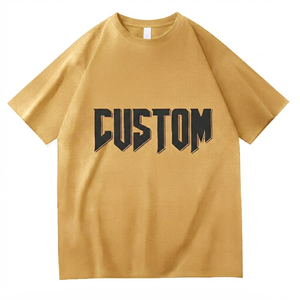 Camiseta Corta Holgada para Hombre, 230 g/m², 100% Algodón de Alta Calidad, Estilo Vintage Liso Teñido, Oversize, Estilo Urbano, Antiarrugas - Product Image 5