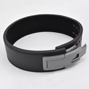 Ceinture de musculation en cuir réglable avec boucle de maintien pour l'entraînement en force, ceinture de gym unisexe - Product Image 4
