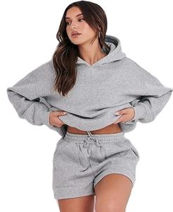 Sweat-shirts pour femmes 100% polyester Sweat-shirts vierges Impression Logo personnalisé unisexe - Product Image 6