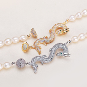 Collar de Perlas de Agua Dulce Redondas Exquisitas de 2022 con Hebilla Ligeramente Imperfecta de Gran Brillo - Nueva Llegada - Product Image 4