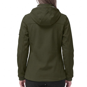 Veste softshell décontractée pour femme, prix d'usine, sur mesure, résistante à l'eau, vente en gros, pour la randonnée - Product Image 2