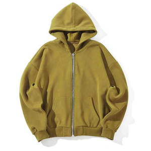 Sweat à capuche zippé élégant pour homme, tissu respirant, coupe confortable, design à fermeture éclair intégrale, idéal pour les tenues décontractées et les voyages - Product Image 1
