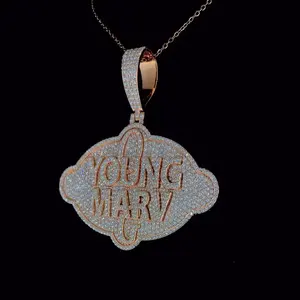 Colgante de Diamantes Personalizado de Moda con Forma Personalizada para Uso Diario, Fiestas y Bodas, Disponible al Mejor Precio - Product Image 3