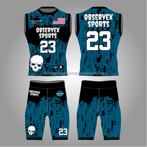 7v7 Uniform Customizable Flag Football Uniform Set Crafted From Moisture Wicking 7on7 Jersey And Dry During Game - Product Image 1