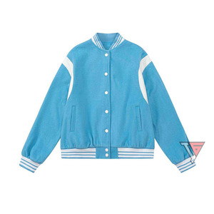 Blouson d'aviateur personnalisé Team Varsity pour hommes Tissu en laine et toile réversible imperméable Design d'hiver - Product Image 4