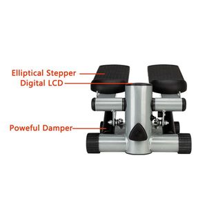 S025 Silver Aerobic Fitness Step Air Stair Climber <b>Stepper</b> Exercise <b>Machine</b> New Equipment - Product Image 6