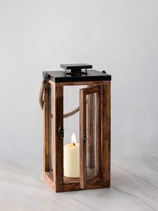 Lanterne à bougie en bois artisanale écologique pour la décoration de Noël, avec forme personnalisable pour la décoration intérieure de la maison, utilisation de Noël - Product Image 4